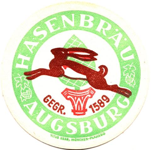 augsburg a-by hasen grohase 3a (rund215-gegr 1589-gegr 1589-vitus herb in grn)